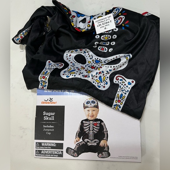 Colorful Skeleton Jumpsuit Costume - Picture 3 of 5